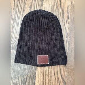 Love Your Melon Black Knit Beanie